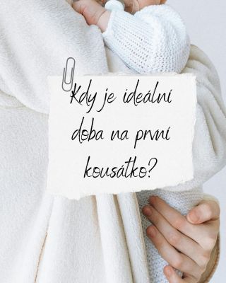 🍼 Kdy je vlastně ten správný čas pořídit první kousátko?👶 Začalo vaše miminko slintat, dávat si pěstičky do pusy nebo být...
