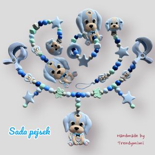 🍼✨ SADA KOUSÁTEK S PEJSKEM – MODRO-MENTOLOVÝ SEN PRO MALÉ DĚTI 🐾💙 Hledáte krásný a praktický doplněk pro vaše miminko nebo...